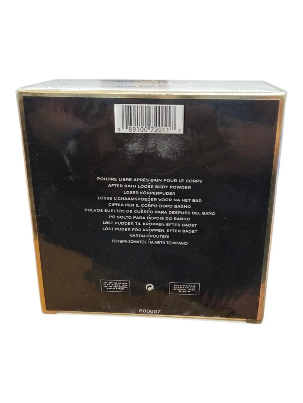 VINTAGE CHANEL NO. 5 AFTER BATH BODY DUSTING POWDER 5 OZ. FACTORY SEALED